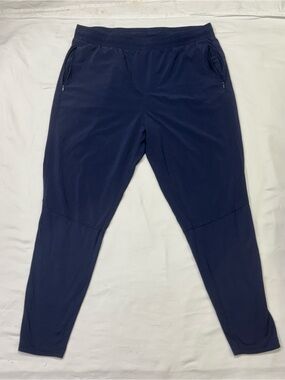 all in motion Navy Performance Jogger with Yellow Logo